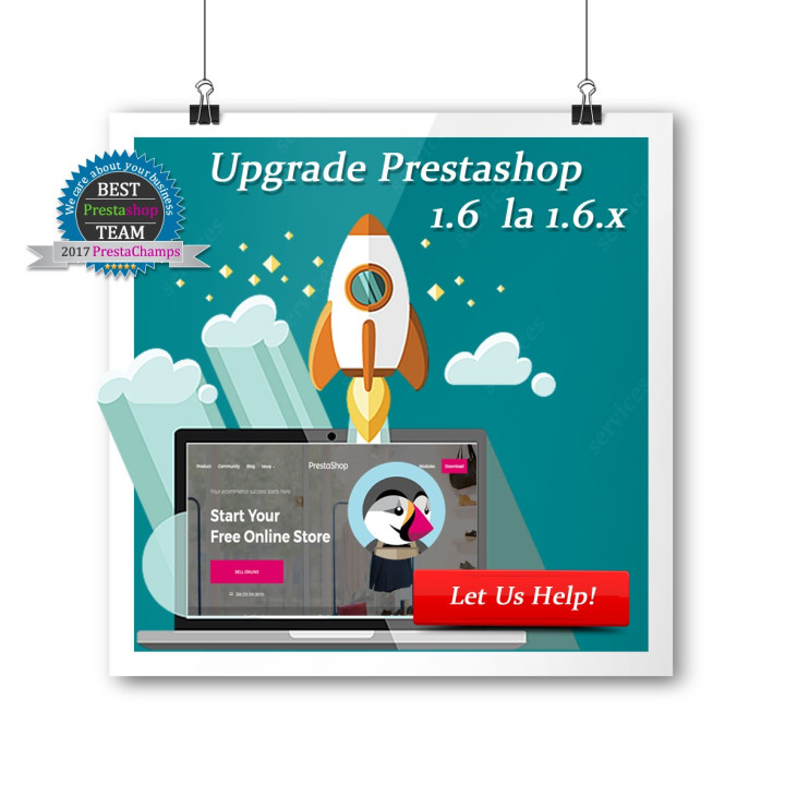 Upgrade-Ticket PrestaShop 1.6.x auf die neueste Version von PrestaShop 1.6.x