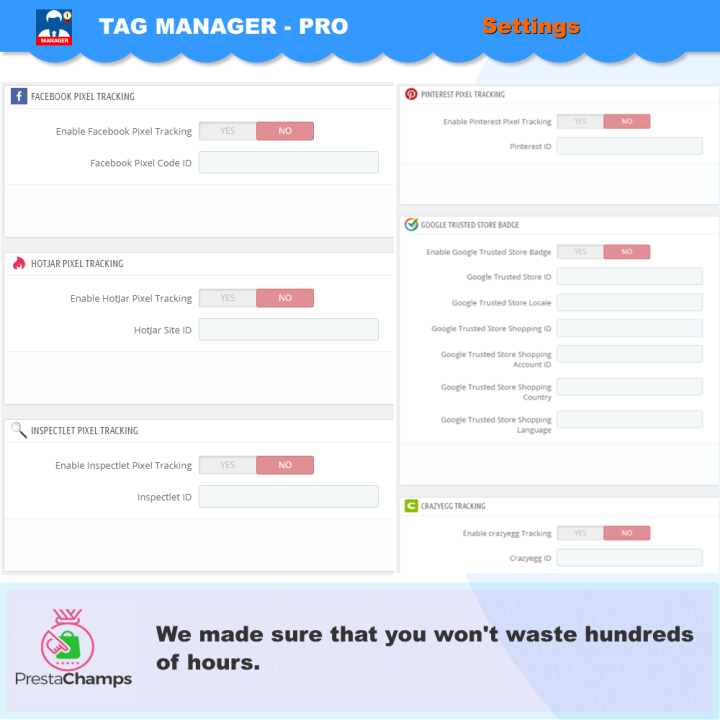 Advance Google Tag Manager PrestaShop Module
