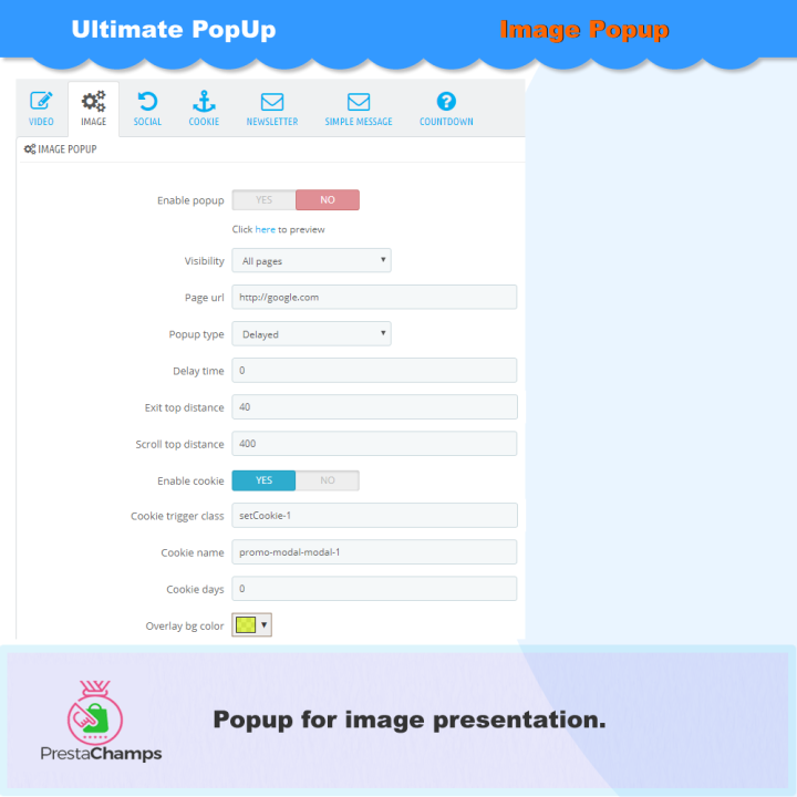 Ultimate PopUp PrestaShop Module