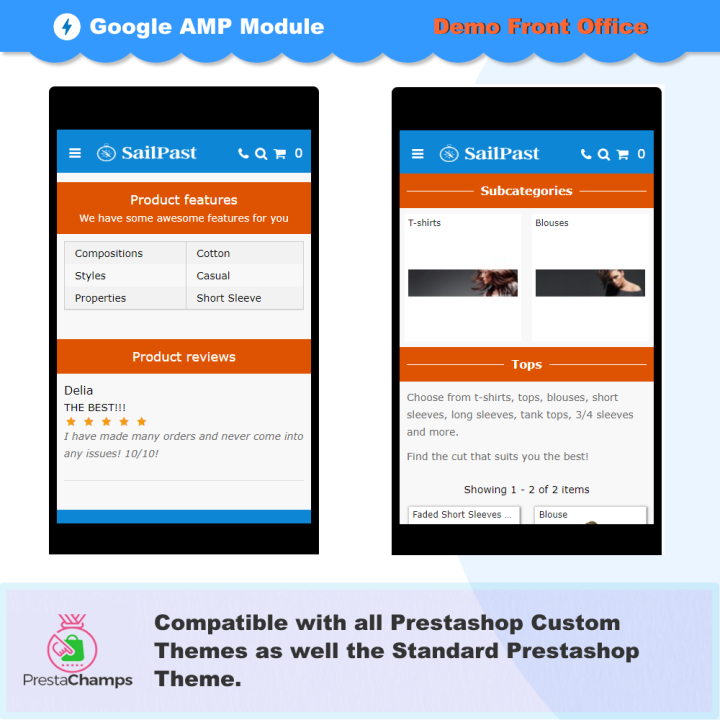 Pages mobiles accélérées – Google AMP