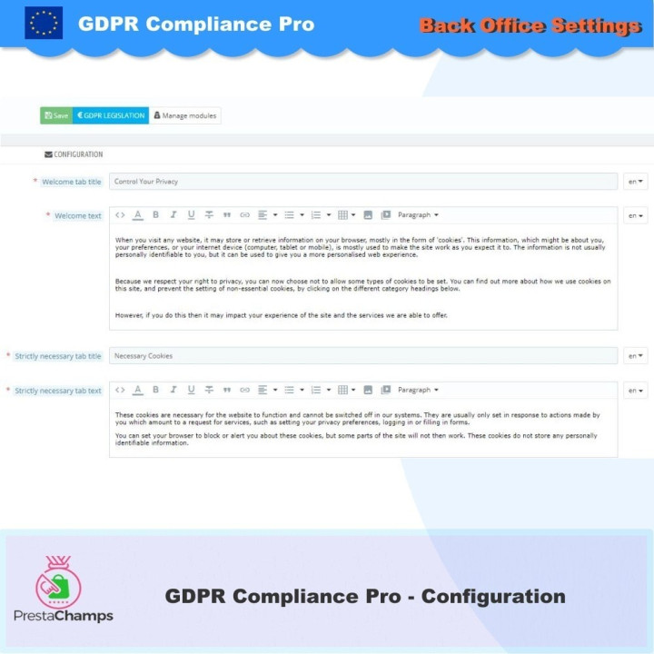 Conformità GDPR Pro