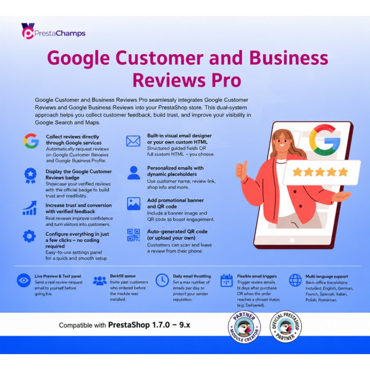 Recensioni Google Customer e Business Pro