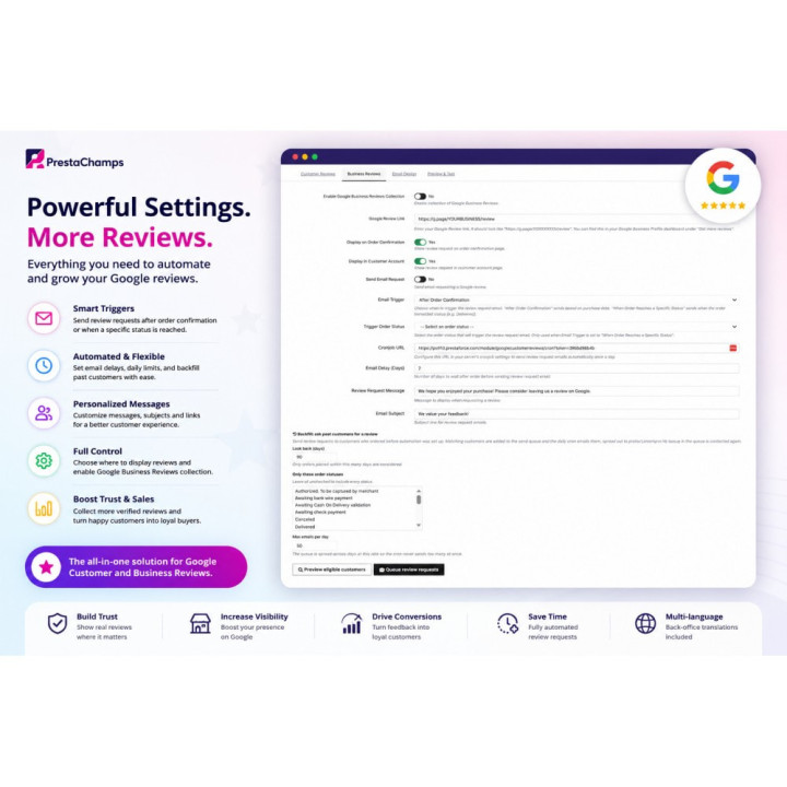 Google Customer Reviews und Business-Bewertungen Pro