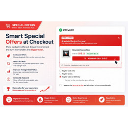 Oferta única en el checkout