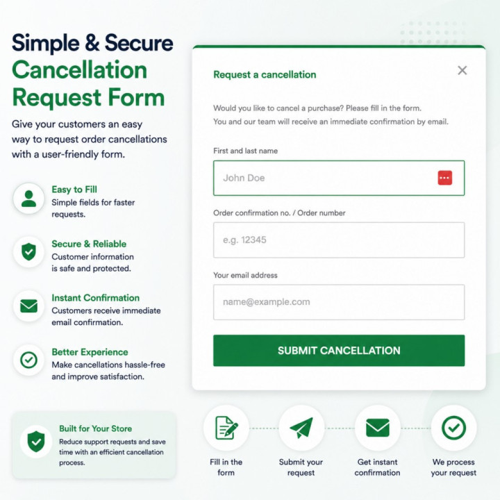 Order Cancellation and Withdrawal Module | PrestaChamps