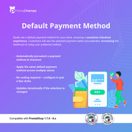 Moyen de paiement par défaut