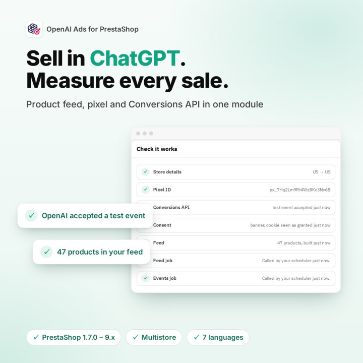 OpenAI Ads – Flux produits et suivi des conversions (Pixel + CAPI)