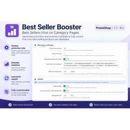 Best Seller Booster – Best Sellers First on Category Pages