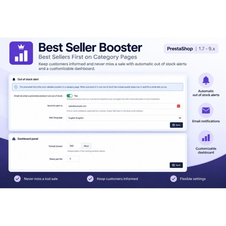 Best Seller Booster – Best Sellers First on Category Pages