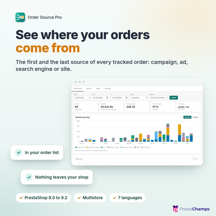Order Source Pro - UTM and Campaign Attribution