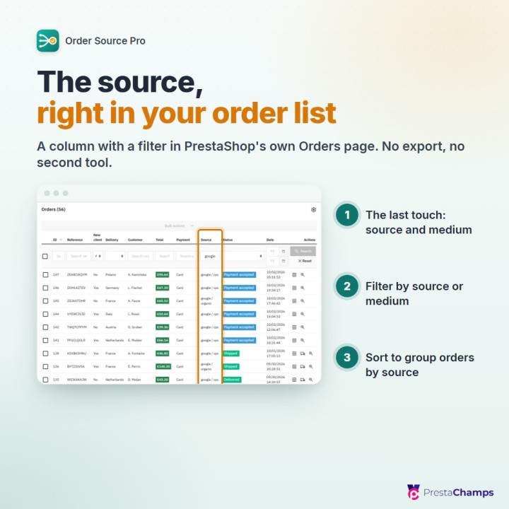 Order Source Pro - UTM and Campaign Attribution