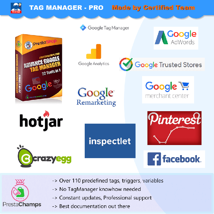 Módulo Google Tag Manager avanzado para PrestaShop