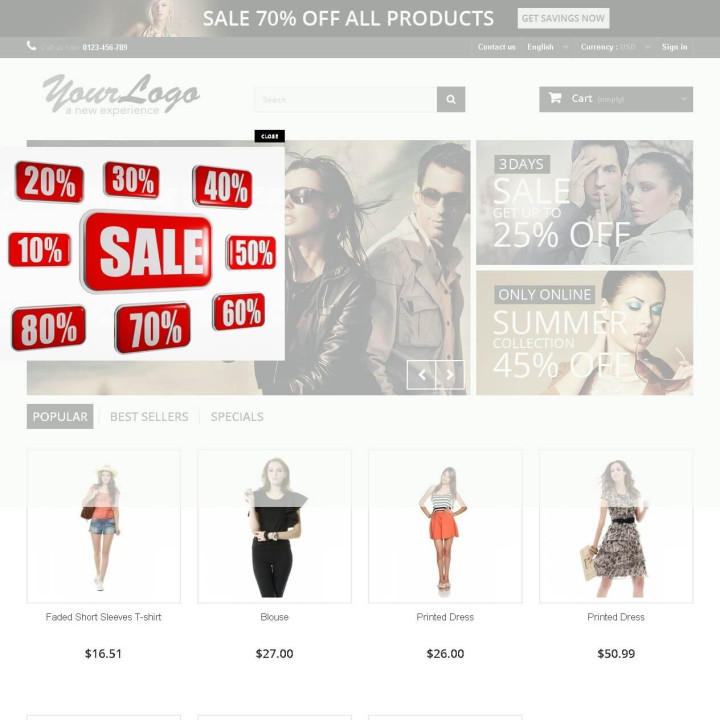 Module Ultimate Pop-up pour PrestaShop