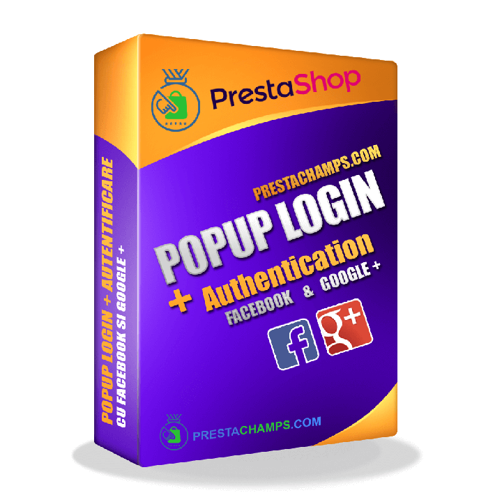 Social login in pop-up – Modulo PrestaShop