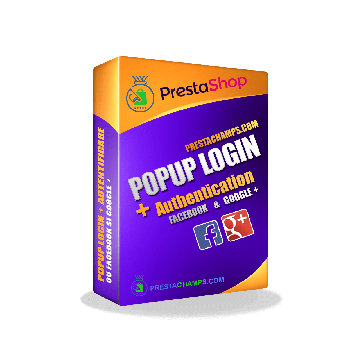 Módulo de login social pop-up para PrestaShop