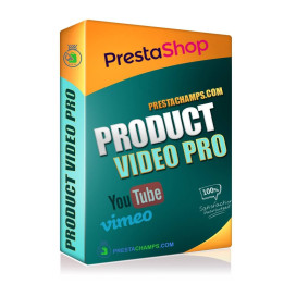 Termékvideó Pro modul PrestaShop-hoz