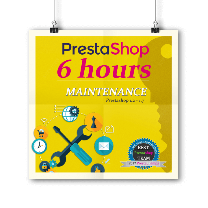 PrestaShop Maintenance - 6 hour package