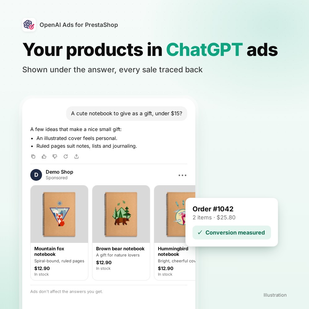 Your products in ChatGPT ads