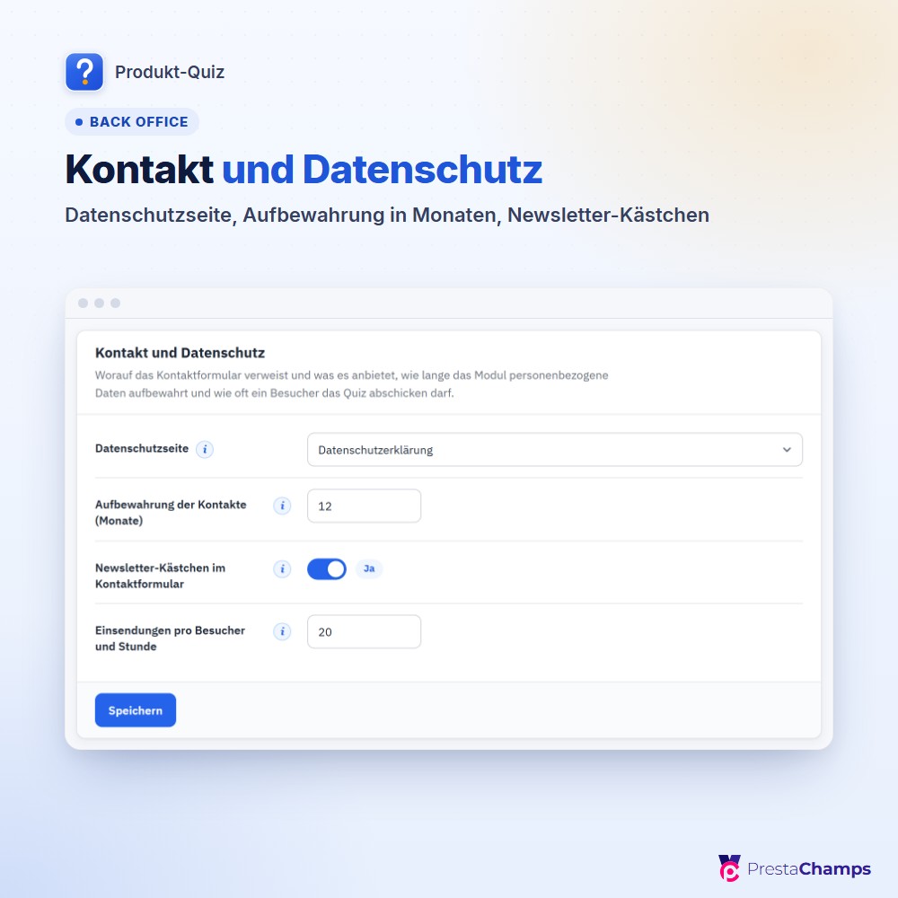 Kontakt und Datenschutz