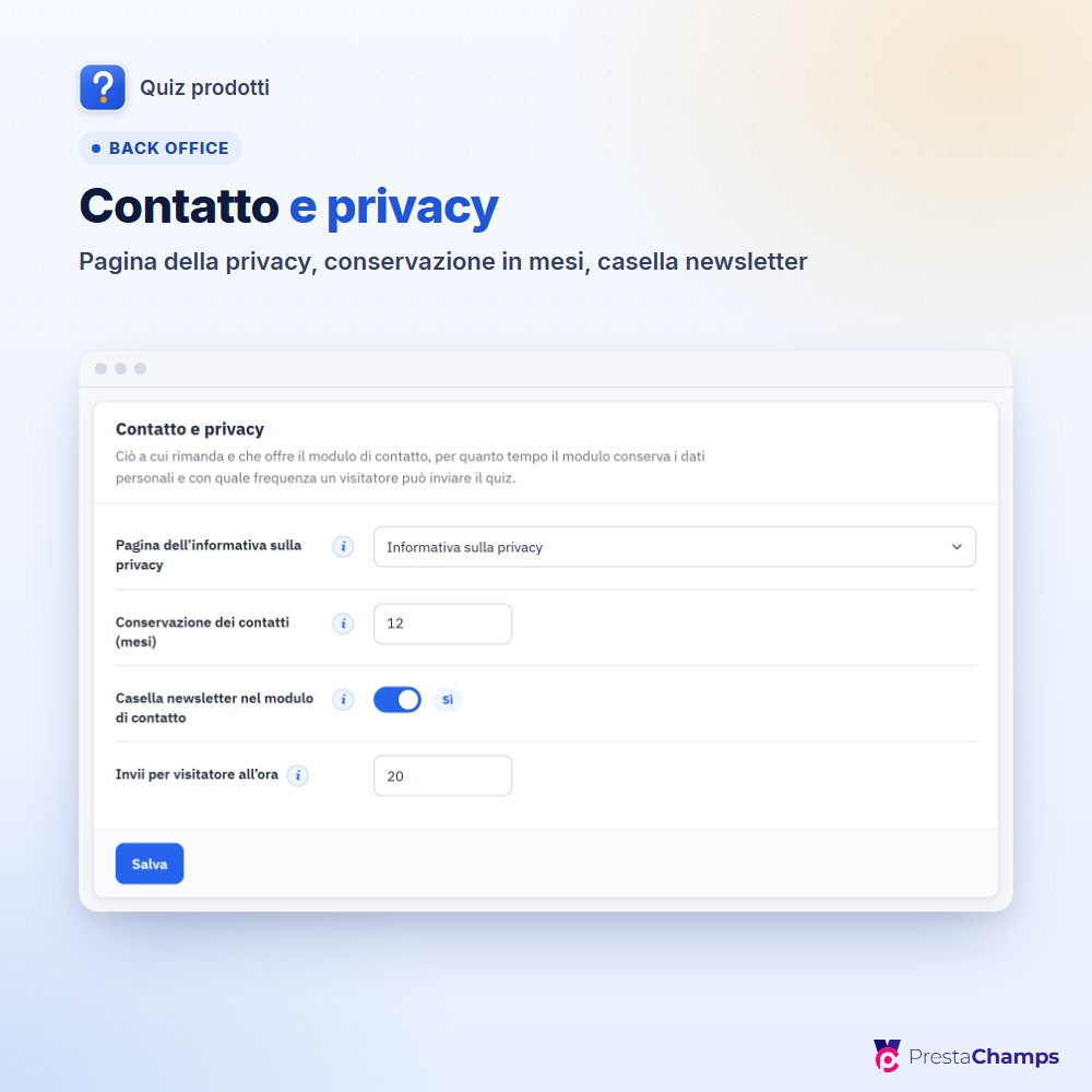 Contatto e privacy